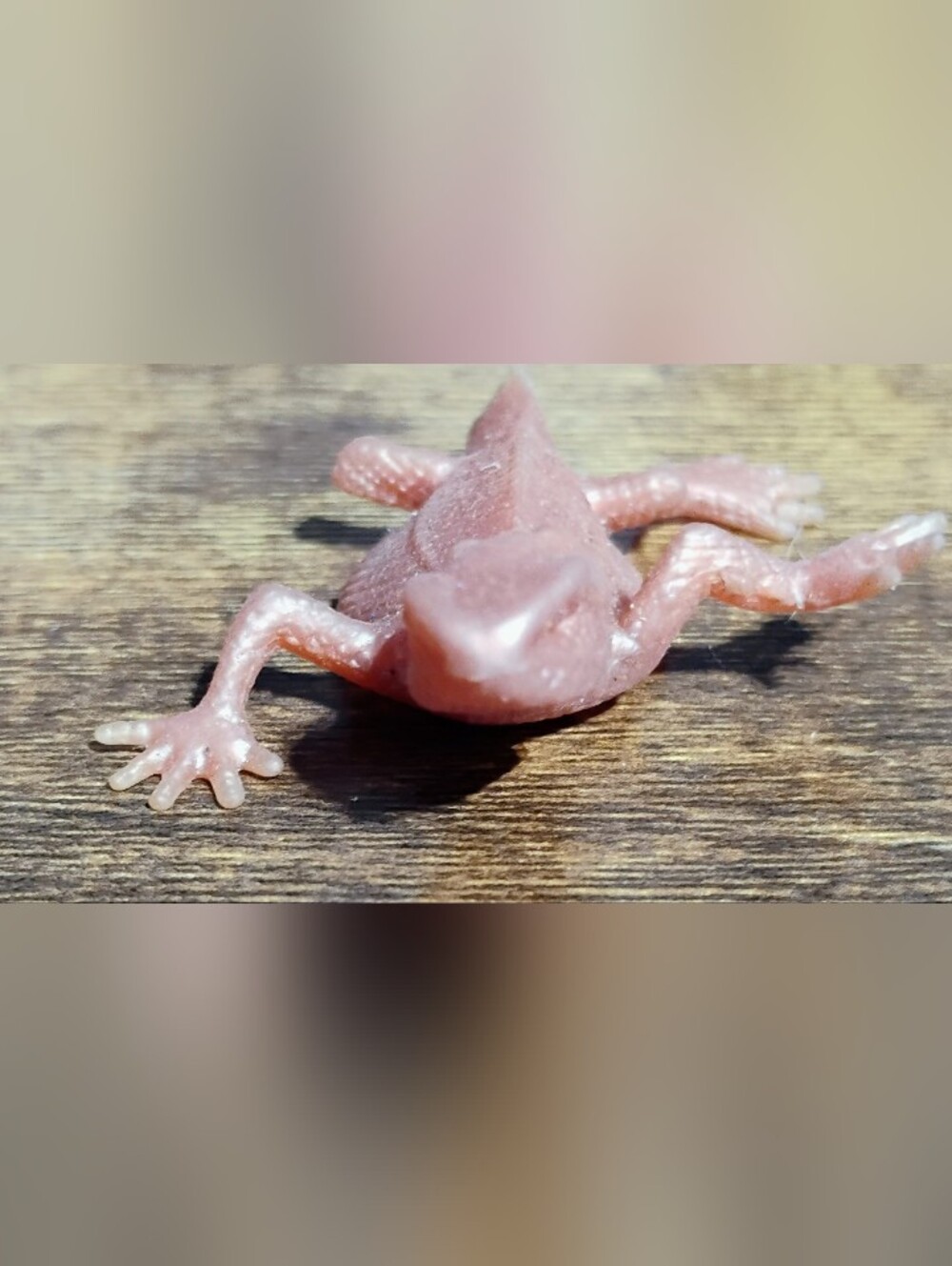 Pink Decorative Lizard Figurine Toy